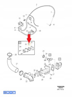 VOLVO S60 V70 XC70 S80 XC90 uszczelniacz zawor EGR