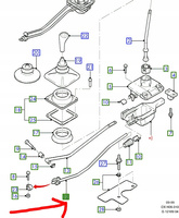 DRĄŻEK ZMIANY BIEGÓW FORD FIESTA 1995-02 PUMA 97- _ 1006019 _ 96WT-7N251-AA