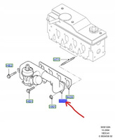 ZAWÓR EGR FORD FOCUS Mk1 2002-2005 1.8 DIESEL _ 1498882 _ RM2M5Q-9424-CB