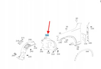 NADKOLE PRAWY PRZÓD MERCEDES GLC W253 OE A2536910403