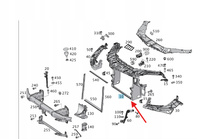 PAS PRZEDNI WZMOCNIENIE PRZÓD MERCEDES ML GLE W166 W292 OE A1666205901