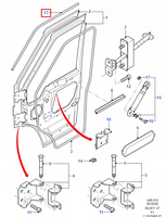 GÓRNA USZCZELKA DRZWI FORD TRANSIT MK6 2006-2009