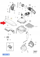 Wlot powietrza Volvo V40/V40CC OE 31370223