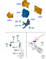 CZUJNIK ABS PRAWY TYŁ FORD RANGER Mk5 2013-2017 2028435 _ DB39-2C190-AC