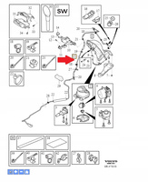 Przewód zbiornika Adblue Volvo OE 32312557
