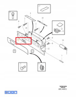 Przycisk schowka pasażera Volvo XC90 OE 30643013