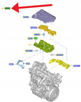 POKRYWA ZAWORÓW 1.5 TDCI TRANSIT CONNECT 18- 2018- 2524814 _ JX6Q-6K271-BD