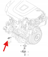 CZUJNIK CIŚNIENIA OLEJU 2.4D VOLVO S60 V60 2011- V50 XC60 OE 32242806