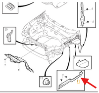 MASKOWNICA OSŁONA BŁOTNIKA PRAWY PRZÓD VOLVO XC40 EX40 2018- OE 32131858