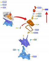 GAŁKA ZMIANY BIEGÓW CZARNY FORD FOCUS 2014- OE 1874169 _ F1FR-7217-CKA