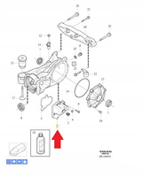 OSŁONA OBUDOWA ROZRZĄDU 2.0 D4 B4 VOLVO S90 V90 17- XC60 18- XC90 31367522