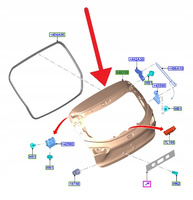 KLAPA BAGAŻNIKA FORD FOCUS KOMBI 2018- OE 2567221 _ PJX7B-N40400-BC