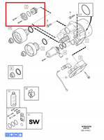 Filtr oleju haldex Volvo OE 31325173