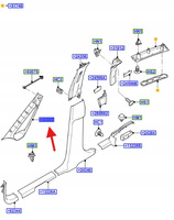 ATRAPA PRZEDNIA CHŁODNICY FORD S-MAX MK1 2010- 1809290 _ AM21-R03510-AJ1FJH