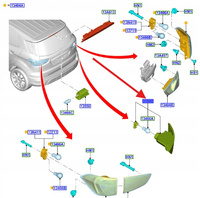 LAMPA PRZECIWMGIELNA TYLNA PRAWA ECOSPORT 2013- 2017505 _ CN15-15500-AD