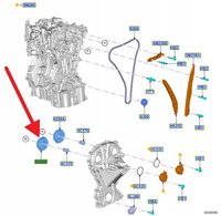 WARIATOR WYDECH 1.0 EB FORD TRANSIT COURIER CONNECT 2350478 _ H6BG-6C525-AC