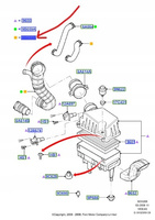 PRZEWÓD FILTRA POWIETRZA FORD TRANSIT CONNECT 1.8D _ 2199740 _ 7T16-9R504-AE