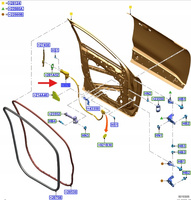 OSŁONA DRZWI PRZEDNICH LEWYCH KUGA MK3 2020- 2538696 _ LV4B-S201A57-AE