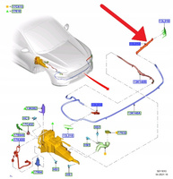 DYSZA SPRYSKIWACZ LAMPY LEWY PRZÓD KUGA 2020- 2454661 _ LV4B-13L015-AC