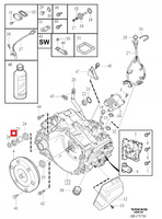 PIERŚCIEŃ USZCZELNIAJĄCY WAŁU VOLVO XC40 I 18-21r