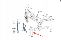 LEWY UCHWYT WSPORNIK PASA PRZÓD MERCEDES SPRINTER W907 OE A9078802400