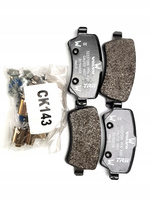 TYLNE KLOCKI HAMULCOWE VOLVO S60 II 11-18r