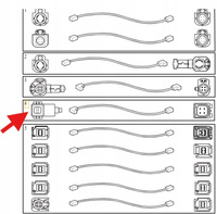 WIĄZKA INSTALACJA KAMERY PRZEDNIEJ VOLVO S90 V90 XC90 16- XC40 OE 31456633