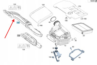 PRZEWÓD RURA DOLOT SILNIKA OM260 BENZYNA MERCEDES GLA W247 OE A2600902000