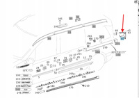 LEWA ZAŚLEPKA LAMPY TYŁ MERCEDES VITO W639 OE A6396940725