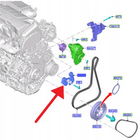 NAPINACZ PASKA KLINOWEGO 2.0L ECOBLUE KUGA 2020- 2452233 _ KK2Q-6A228-AD