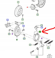 SZCZĘKI HAMULCOWE TYŁ FORD EXPLORER Mk2 1994-2000 _3721318_XL24-2648-AA