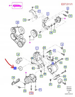 ROLKA PROWADZĄCA FORD ESCORT FIESTA SCORPIOGRANADA_6200285_928F-19A216-AA
