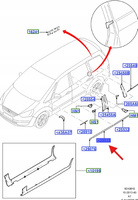 LISTWA DRZWIOWA PRAWY PRZÓD 1865766 _ AM21-208B02-ABXWAA