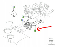 ŁAPA WSPORNIK SKRZYNI BIEGÓW FORD TRANSIT 2000-2003 _4433028_1C15-6P082-AE