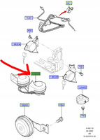 KLAKSON FORD FOCUS Mk1 2001-2005 1345804 _ 2M5T-13A803-AB 