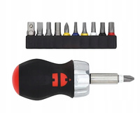 WRUTH Miniaturowy wkrętak z grzechotką z grotami