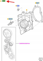POMPA WODNA 2.0L TDCI C-MAX FOCUS MONDEO KUGA 1870053 _ ME3M5Q-8591-F1A