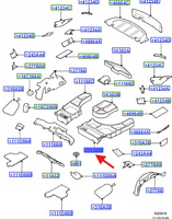WYPEŁNIENIE BAGAŻNIKA MONDEO MK4 2007- 2014 1751077 _ 7S71-N11169-AF