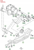 PODUSZKA ZAWIESZENIA FIESTA 1989-1996 6185027 _ 89FB-6038-CB