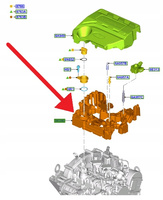 WYGŁUSZENIE SILNIKA 1.0 EB FORD COURIER PUMA 2019- 2515353 _ L1BG-9U550-BA