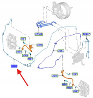PRZEWÓD HAMULCOWY FORD MUSTANG MK6 2015- 2419227 _ FR3C-2263-AJ