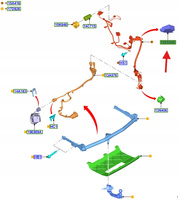 MODUŁ WIĄZKI HAKA FORD C-MAX FOCUS KUGA 2346966 _ F1CJ-14F546-BF