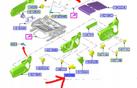 UCHWYT REGULACJA FOTELA TRANSIT 2014- CUSTOM 12- 1805641 _  BK21-61755-AE35B8