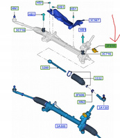 CZUJNIK KĄTA SKRĘTU FORD FOCUS Mk2 1363753 _ 3M51-3F818-BB 