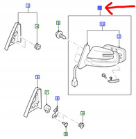 LUSTERKO ZEWNĘTRZNE LEWE FORD RANGER Mk4 2009 _5078793_9M34-17683-RA