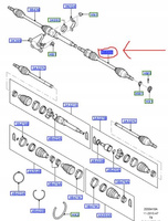 PÓŁOŚ NAPĘDOWA FORD TRANSIT Mk6 2007-11 2.2L TDCi_1512912_8C11-3B437-AD