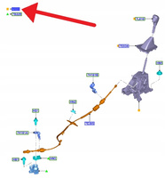DŹWIGNIA ZMIANY BIEGÓW 6F15 FORD FOCUS 2018- OE 2291298 _ JX6P-7K004-FD3JA6