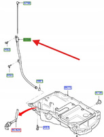 RURKA LEJEK BAGNETU OLEJU FORD 1.8 2.0 DURATEC 1376478 _ 6M2G-6754-AA