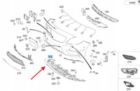OSŁONA POD ZDERZAK PRZEDNI MERCEDES CLA W117 A W176 B W246 OE A1768850136