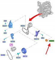 KOŁO PASOWE RANGER 2011-22 2212859 _ JB3Q-19A216-AA